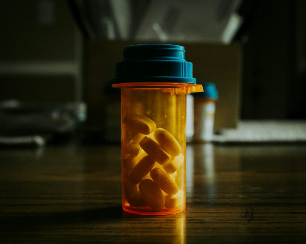 Prescription medication bottle